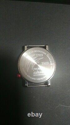 ALAIN SILBERSTEIN WATCH with very rare round seconds hand. New Old Stock Perfect