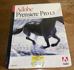 Adobe Premiere Pro 1.5 Windows New & Sealed Vintage Old Stock
