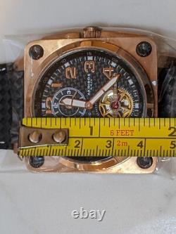 Akribos XXIV Automatic NOS Men's Watch with Dual Time Display 3ATM
