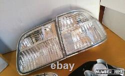 All clear tail lights for civic ek 1999-2000 sedan NOS rare