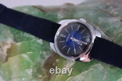 Amazing Dugena Jongster New Old Stock Vintage Watch Awesome Sunburst Blue Dial