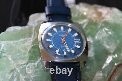 Ankra 54 New Old Stock Vintage Watch Manual Winding Blue Dial Never Worn