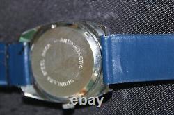 Ankra 54 New Old Stock Vintage Watch Manual Winding Blue Dial Never Worn