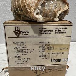 Ariel B-1502 M Discharge Valve 3 3/4 New old stock liquid tested