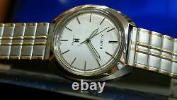 Authentic Allwyn 17 Jewels Manual Wind Men's Silver Dial NEW OLD STOCK Vintage
