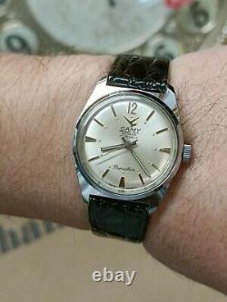 Authentic Camy Geneva 17 Jewel Popular Winding Men's Vintage Watch NEW OLD STOCK