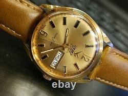 Authentic Camy Geneve 17 Jewels Club Star Men's Day Date NOS NEW OLD STOCK