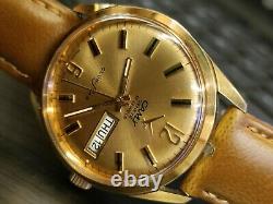 Authentic Camy Geneve 17 Jewels Club Star Men's Day Date NOS NEW OLD STOCK