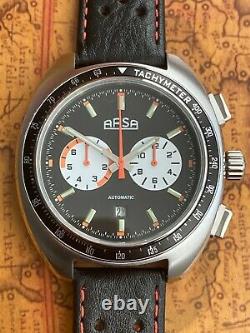Automatikuhr ARSA Flieger Retro NOS Style Armbanduhr Tachymetre watch