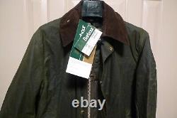 BARBOUR- A200 BORDER WAX COTTON JACKET- NEW OLD STOCK With TAGS -SAGE -MADE @UK-36