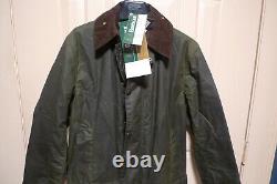 BARBOUR- A200 BORDER WAX COTTON JACKET- NEW OLD STOCK With TAGS -SAGE -MADE @UK-36