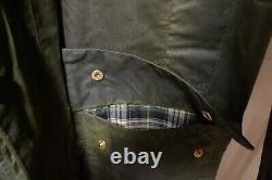 BARBOUR- A200 BORDER WAX COTTON JACKET- NEW OLD STOCK With TAGS -SAGE -MADE @UK-36