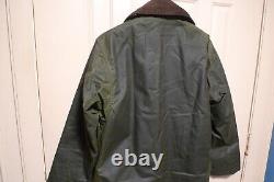 BARBOUR- A200 BORDER WAX COTTON JACKET- NEW OLD STOCK With TAGS -SAGE -MADE @UK-36