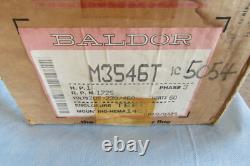 Baldor M3546T 3 Phase 1HP Motor 208-230/460V, 1725RPM New Old Stock withBox USA