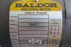 Baldor M3546T 3 Phase 1HP Motor 208-230/460V, 1725RPM New Old Stock withBox USA