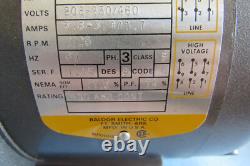 Baldor M3546T 3 Phase 1HP Motor 208-230/460V, 1725RPM New Old Stock withBox USA