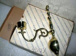 Baldwin Brass Ball Sconce New Old Stock In Box