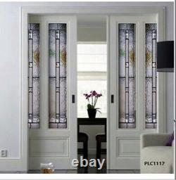 Beautiful Interior Stained glass Doors. Pocket, Barn or Hinged Style PLC1117
