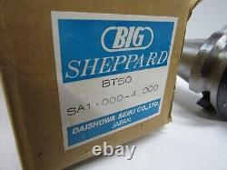 Big Daishowa BT50 SA1.000-4.00 CNC Tool Holder Mill Holder New Old Stock Japan