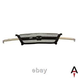 Black Grille Mesh Insert with Chrome Center Bar For 2003-2006 Chevy Silverado 1500