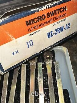 Box of 10 HONEYWELL MICRO SWITCHES BZ-2RW-A2 SNAP ACTION New Old Stock