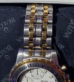 Bulova Millennia Men's Alarm Quartz Watch 70163 NOS
