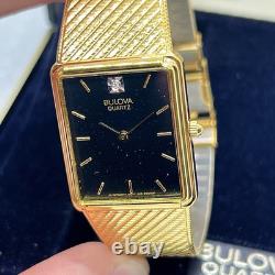 Bulova Vintage Watch Dress Watch STAR DIAL RARE NOS Gold Color