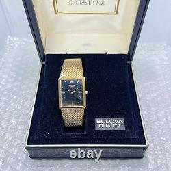 Bulova Vintage Watch Dress Watch STAR DIAL RARE NOS Gold Color