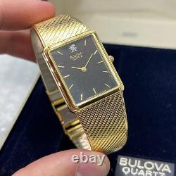 Bulova Vintage Watch Dress Watch STAR DIAL RARE NOS Gold Color