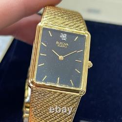 Bulova Vintage Watch Dress Watch STAR DIAL RARE NOS Gold Color