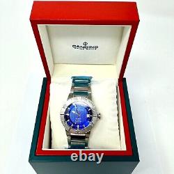 CANDINO SWISS AUTOMATIC 300M PRO DIVER Blue ETA 2824 NEW OLD STOCK BOX PAPERS