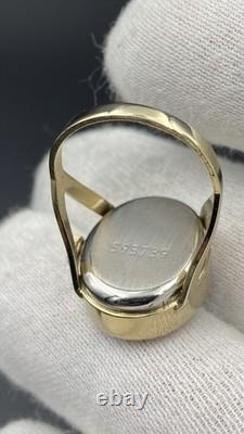 CHAIKA Vintage USSR Women's Mechanical Finger Ring Watch Red Dial NOS Box