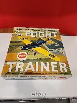 COX PT-19 Flight Trainer. 049, Control Line Airplane. New old stock, open box