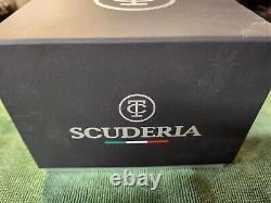 CT Scuderia Testa Piatta Swiss Made Quartz Big Date Black/Rose Men's Watch NOS