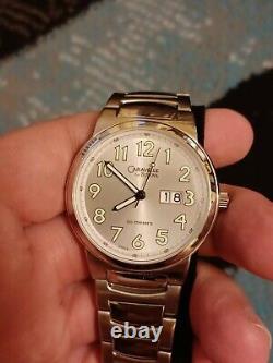 Caravelle Bulova Mens Steel Watch 43B28 NEW OLD STOCK FROM 2003