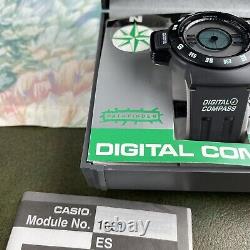 Casio 1031 Pathfinder Digital Compass Water Resistant Watch NEW Old Stock 90s