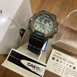 Casio ABX-23UB-3BV Twincept Telememo Rare Vintage Digital Watch NOS