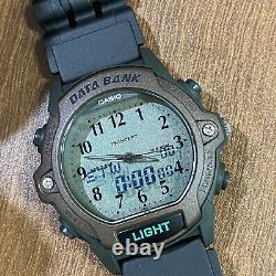 Casio ABX-23UB-3BV Twincept Telememo Rare Vintage Digital Watch NOS