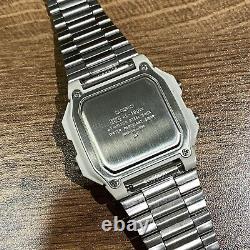 Casio AL-190WD-1A Rare Vintage Batteryless Solar Lcd Digital Watch NOS NIB