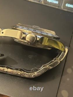 Chronotac explorer automatic mechanical watch GMT orange cane 1655 NEW old stock