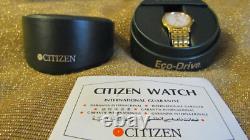 Citizen Eco-Drive Gold Tone G430-T001793 Watch, (NEW OLD STOCK)