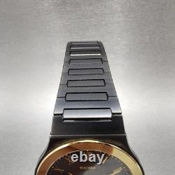 Citizen Exceed Watch Men 32mm Black Dial Two Tone Round 7903-781431 New Batt NOS