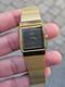 Citizen Quartz Gold Tone Vintage Square Watch Japan Made New Old Stock