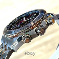 Citizen Signature Solar Eco-Drive Flyback Chronograph Titanium Rose Gold NOS