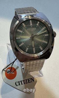 Citizen Vintage 1970's New Old Stock Automatic Green Watch