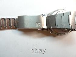 CompuChron Dot Matrix Red Led Vintage 1970's Watch With New Old Stock Band Runs