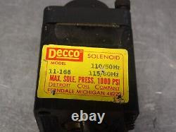 DECCO 11-166 Solenoid 110V/50Hz 115V/60Hz New Old Stock (Lot of 3)