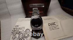 DIJIC Red LED Digital Watch Working New Old Stock Box/Paper 70's