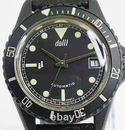 Dalil Automatic Divers Watch 1990s Vintage Swiss NOS New Old Stock Cal fe 5611