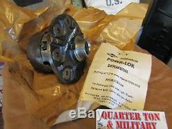 Dana 27 front axle NOS Power lock Diff carrier 22480X Fits Willys Kaiser jeeps